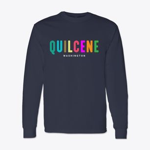 Quilcene Washington Color Pop Classic Long Sleeve T-Shirt