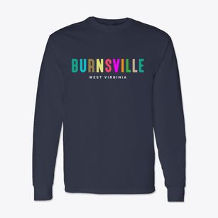 Burnsville West Virginia Color Pop Classic Long Sleeve T-Shirt