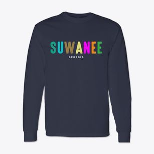 Suwanee Georgia Color Pop Classic Long Sleeve T-Shirt