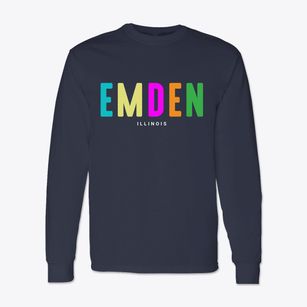 Emden Illinois Color Pop Classic Long Sleeve T-Shirt