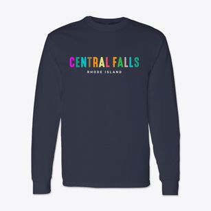Central Falls Rhode Island Color Pop Classic Long Sleeve T-Shirt