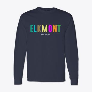 Elkmont Alabama Color Pop Classic Long Sleeve T-Shirt