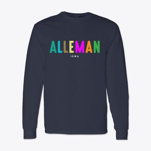 Alleman Iowa Color Pop Classic Long Sleeve T-Shirt