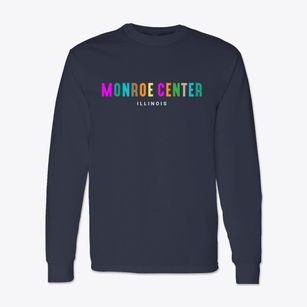 Monroe Center Illinois Color Pop Classic Long Sleeve T-Shirt