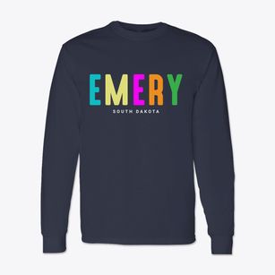 Emery South Dakota Color Pop Classic Long Sleeve T-Shirt