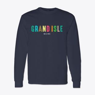 Grand Isle Maine Color Pop Classic Long Sleeve T-Shirt
