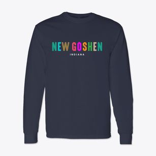 New Goshen Indiana Color Pop Classic Long Sleeve T-Shirt
