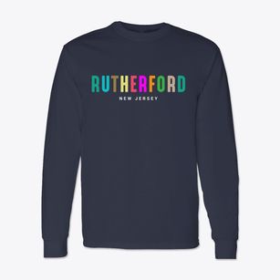 Rutherford New Jersey Color Pop Classic Long Sleeve T-Shirt