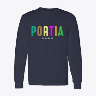 Portia Arkansas Color Pop Classic Long Sleeve T-Shirt