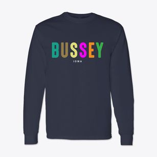 Bussey Iowa Color Pop Classic Long Sleeve T-Shirt