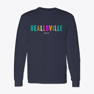 Beallsville Ohio Color Pop Classic Long Sleeve T-Shirt