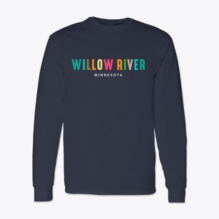Willow River Minnesota Color Pop Classic Long Sleeve T-Shirt