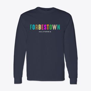 Forbestown California Color Pop Classic Long Sleeve T-Shirt