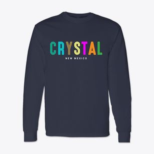 Crystal New Mexico Color Pop Classic Long Sleeve T-Shirt