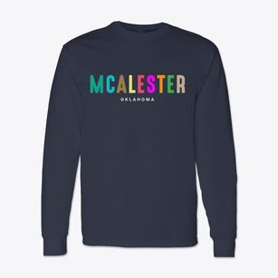 Mcalester Oklahoma Color Pop Classic Long Sleeve T-Shirt