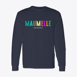 Maumelle Arkansas Color Pop Classic Long Sleeve T-Shirt