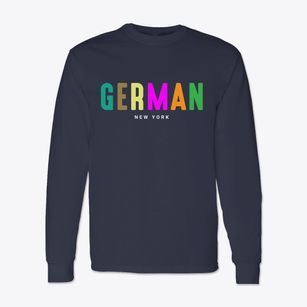 German New York Color Pop Classic Long Sleeve T-Shirt