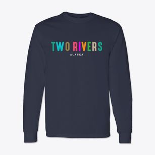 Two Rivers Alaska Color Pop Classic Long Sleeve T-Shirt