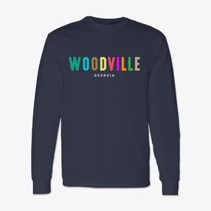 Woodville Georgia Color Pop Classic Long Sleeve T-Shirt