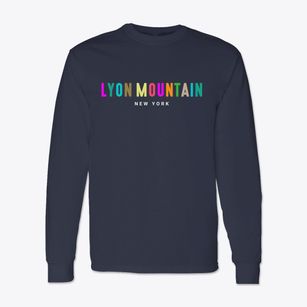 Lyon Mountain New York Color Pop Classic Long Sleeve T-Shirt