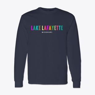 Lake Lafayette Missouri Color Pop Classic Long Sleeve T-Shirt