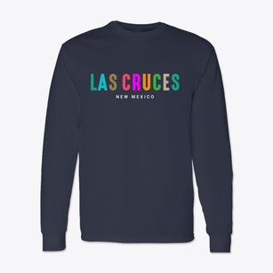 Las Cruces New Mexico Color Pop Classic Long Sleeve T-Shirt