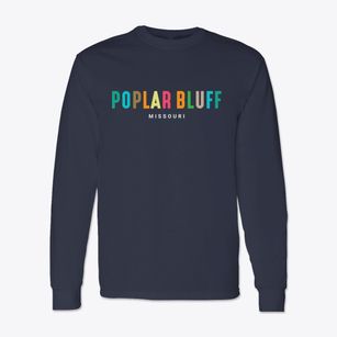Poplar Bluff Missouri Color Pop Classic Long Sleeve T-Shirt