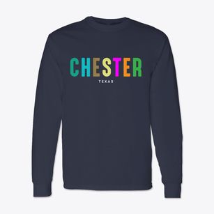 Chester Texas Color Pop Classic Long Sleeve T-Shirt