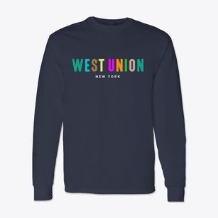 West Union New York Color Pop Classic Long Sleeve T-Shirt