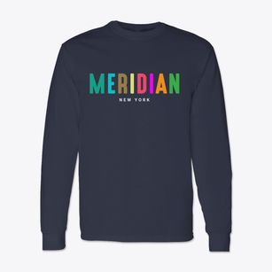Meridian New York Color Pop Classic Long Sleeve T-Shirt
