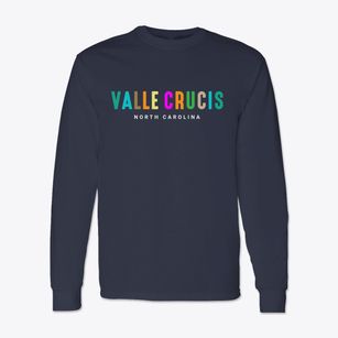 Valle Crucis North Carolina Color Pop Classic Long Sleeve T-Shirt