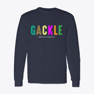Gackle North Dakota Color Pop Classic Long Sleeve T-Shirt