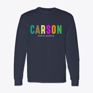 Carson North Dakota Color Pop Classic Long Sleeve T-Shirt