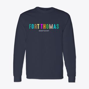 Fort Thomas Kentucky Color Pop Classic Long Sleeve T-Shirt