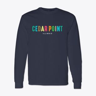 Cedar Point Illinois Color Pop Classic Long Sleeve T-Shirt