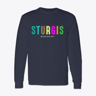 Sturgis Mississippi Color Pop Classic Long Sleeve T-Shirt