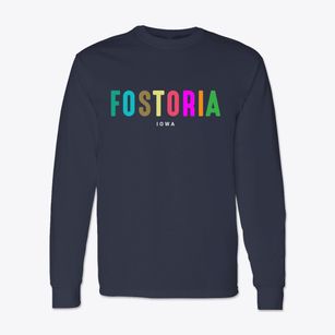 Fostoria Iowa Color Pop Classic Long Sleeve T-Shirt