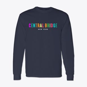 Central Bridge New York Color Pop Classic Long Sleeve T-Shirt