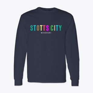Stotts City Missouri Color Pop Classic Long Sleeve T-Shirt