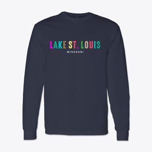Lake St. Louis Missouri Color Pop Classic Long Sleeve T-Shirt