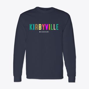 Kirbyville Missouri Color Pop Classic Long Sleeve T-Shirt