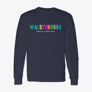 Walstonburg North Carolina Color Pop Classic Long Sleeve T-Shirt