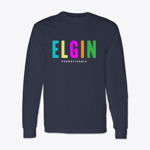 Elgin Pennsylvania Color Pop Classic Long Sleeve T-Shirt