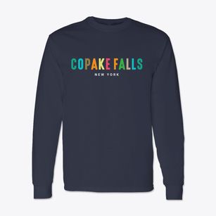 Copake Falls New York Color Pop Classic Long Sleeve T-Shirt
