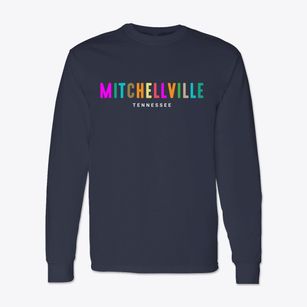Mitchellville Tennessee Color Pop Classic Long Sleeve T-Shirt