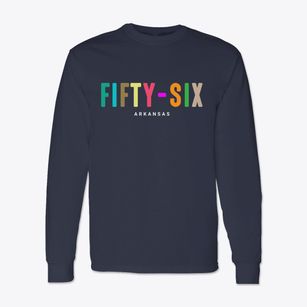 Fifty-six Arkansas Color Pop Classic Long Sleeve T-Shirt