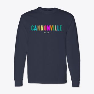 Cannonville Utah Color Pop Classic Long Sleeve T-Shirt