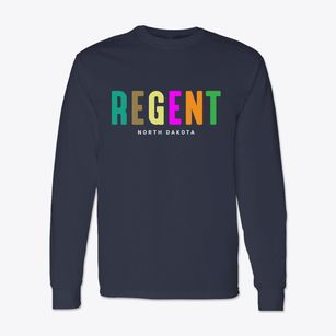 Regent North Dakota Color Pop Classic Long Sleeve T-Shirt