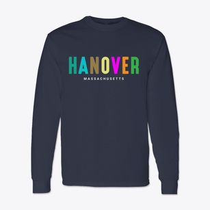 Hanover Massachusetts Color Pop Classic Long Sleeve T-Shirt