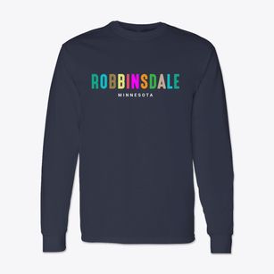 Robbinsdale Minnesota Color Pop Classic Long Sleeve T-Shirt